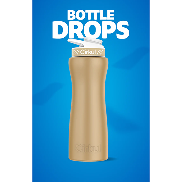 Limited Edition: 22oz. Gold Stainless Steel Bottle & Lid