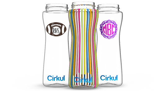 Custom 22oz. Plastic Bottle & Comfort Grip Lid